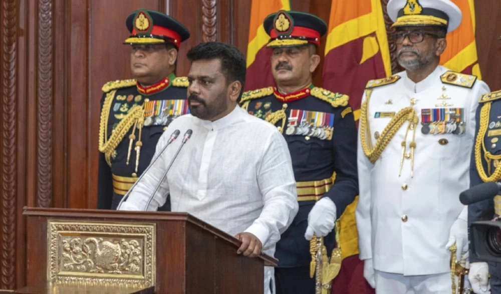 Presidente de Sri Lanka disuelve el Parlamento Nacional. 23 de septiembre de 2024 (Foto: AP)
