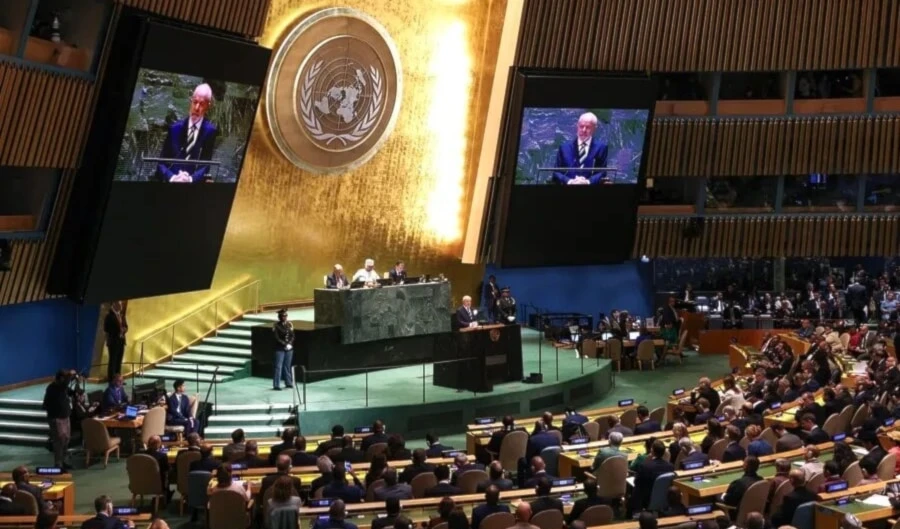 Presidente de Brasil, Luiz Inácio Lula da Silva, habla durante el Debate General del 79º período de sesiones de la Asamblea General de las ONU en Nueva York. (Foto:EFE)