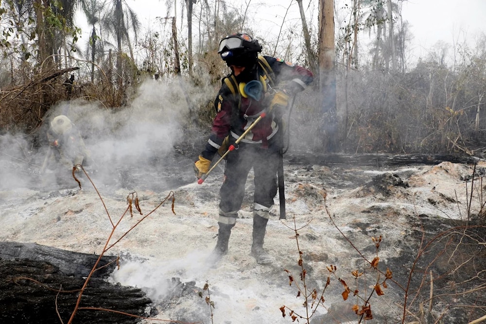 Incendio devora más de 120 hectáreas en Quito, Ecuador. Foto: EFE. 