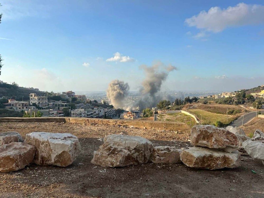 Ataque israelí al sur de Líbano.