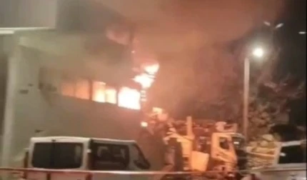 Las secuelas del bombardeo con misiles de la Resistencia de Líbano contra la ciudad ocupada de Safed, viernes 27 de septiembre de 2024.