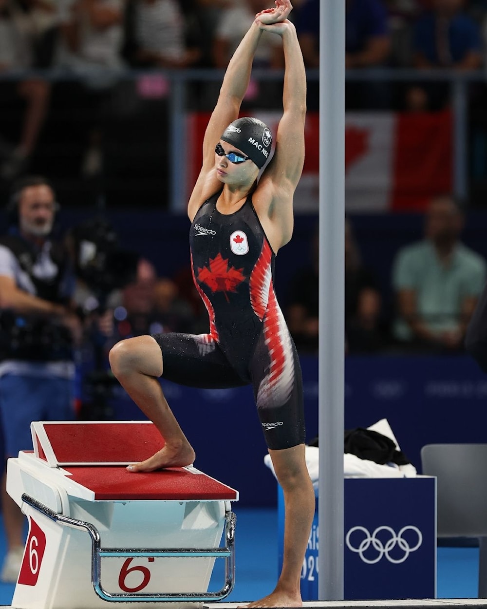 Maggie Mac Neil, pone fin a su accionar en la natación mundial.