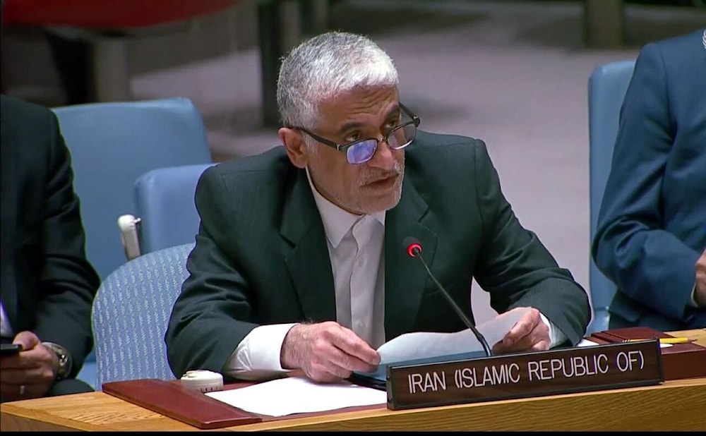 El representante permanente de Irán ante las Naciones Unidas, Amir Saeed Iravani.