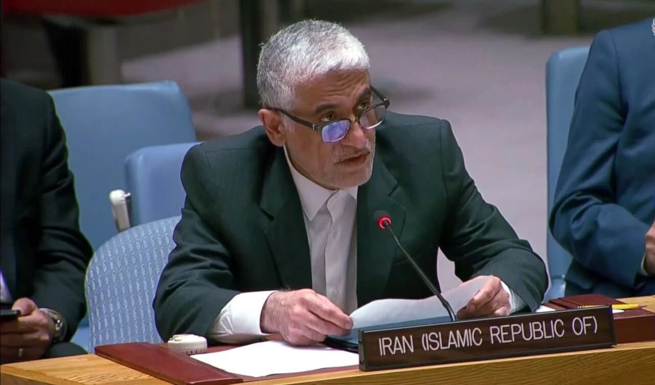 El representante permanente de Irán ante las Naciones Unidas, Amir Saeed Iravani.