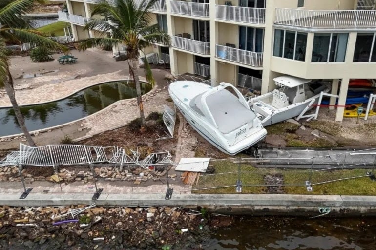 Huracán Helene devasta el sureste de EE.UU. Foto: AP. 