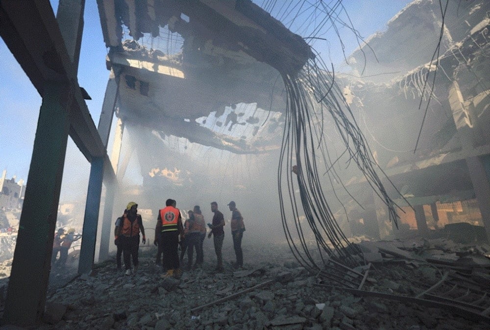 La aviación israelí bombardeó una universidad que albergaba a personas desplazadas en el norte de la Franja de Gaza. (Foto: Reuters)