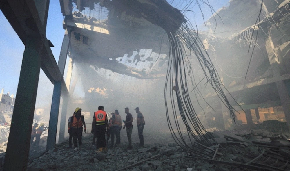 La aviación israelí bombardeó una universidad que albergaba a personas desplazadas en el norte de la Franja de Gaza. (Foto: Reuters)