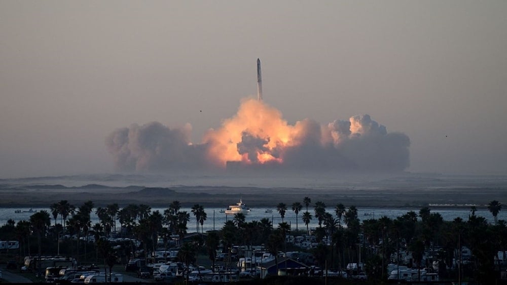 Explosión de Starship abrió un agujero en la atmósfera superior. Foto: AFP. 