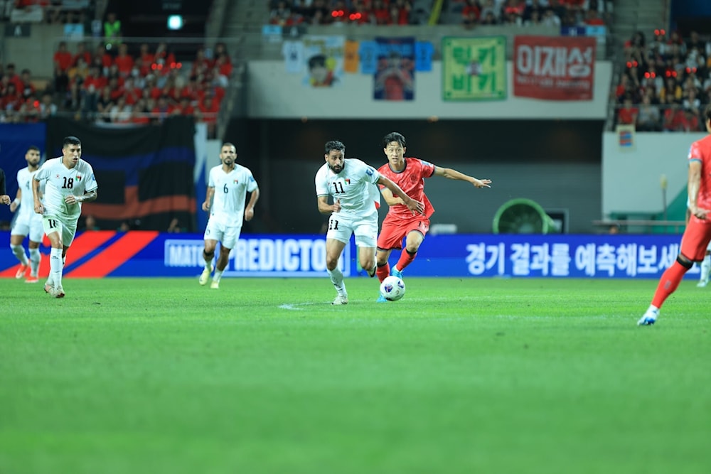 Palestina iguala ante Corea del Sur en eliminatorias de fútbol.