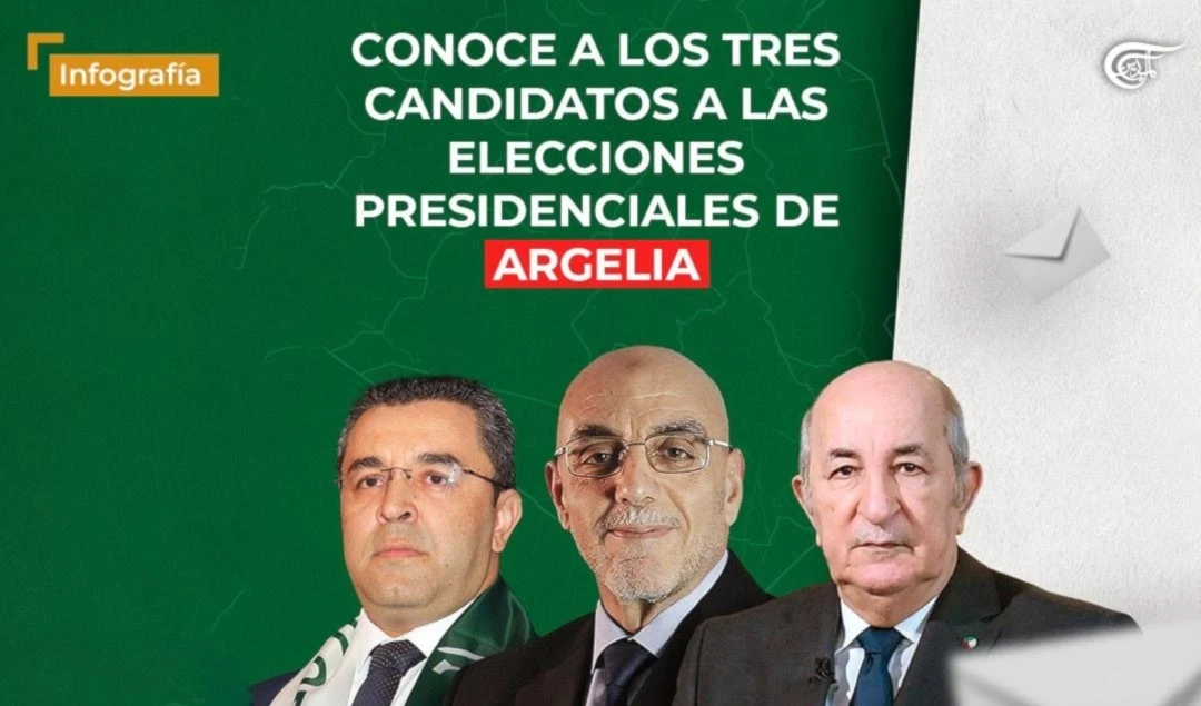 Conoce a los tres candidatos a las elecciones presidenciales de Argelia