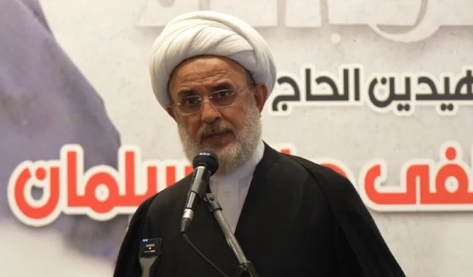 El miembro del Consejo Central de Hizbullah, el jeque Nabil Qawuq.