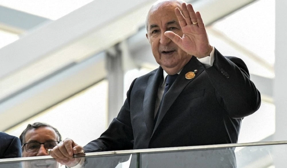 El presidente reelecto de Argelia, Abdelmadjid Tebboune.