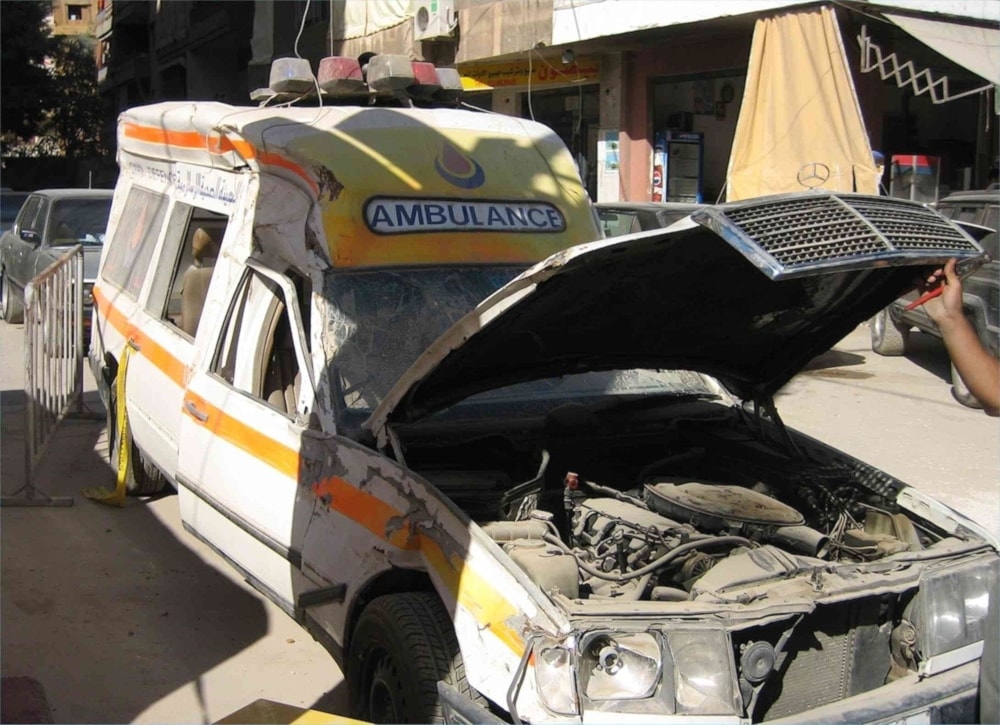 Ambulancia que proporcionó filtro de aire para la investigación de 2006.
