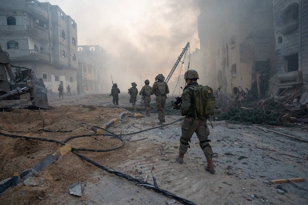 Soldados del ejército israelí durante su incursión en la Franja de Gaza.