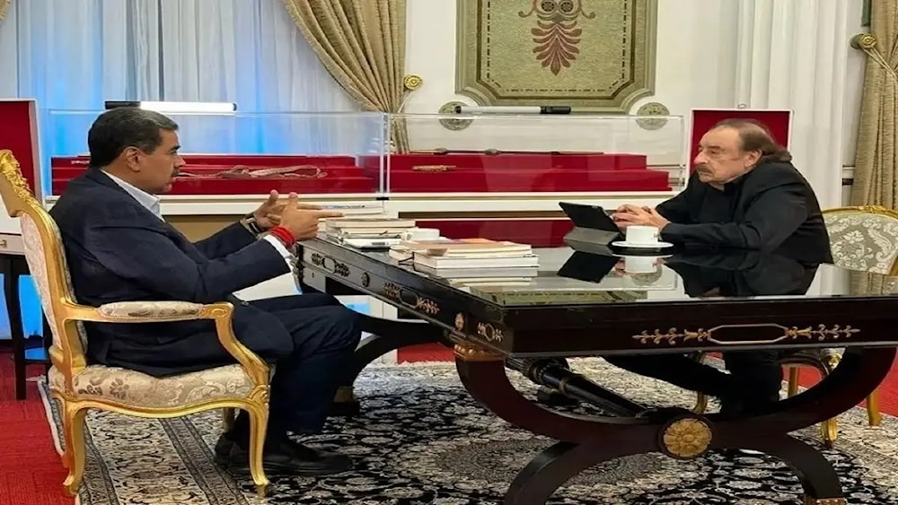 Presidente de Venezuela, Nicolás Maduro, concede una entrevista exclusiva al reconocido periodista Ignacio Ramonet (Foto: La Jornada)