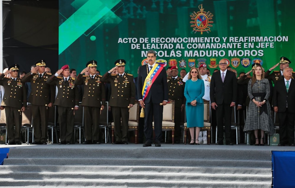 Fuerza Armada Nacional Bolivariana jura lealtad al presidente Maduro