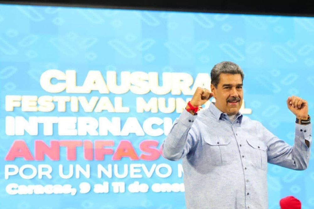 Presidente Maduro clausuró el Festival Internacional Antifacista