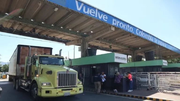 Frontera entre Venezuela y Colombia. 