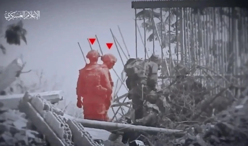 Soldados israelíes desplegados en Gaza.