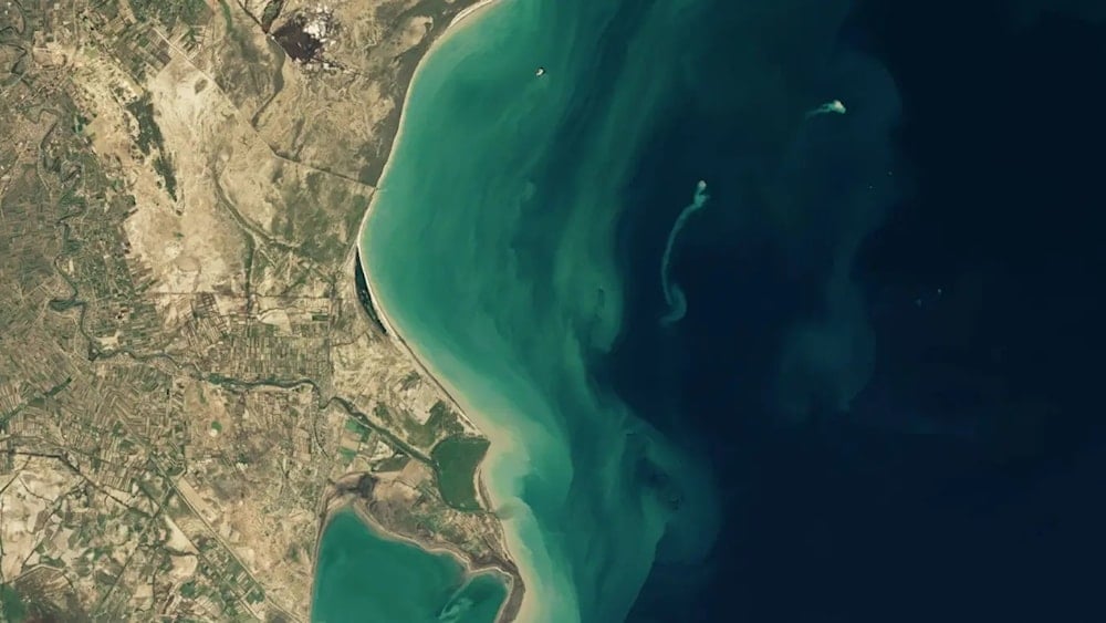 Isla fantasma aparece y desaparece en el Mar Caspio