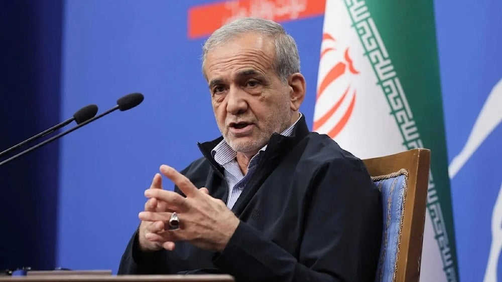 El presidente de Irán, Masoud Pezeshkian.