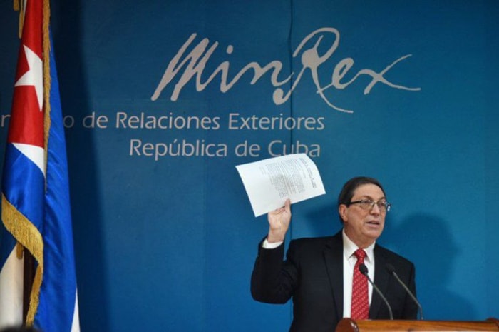 El ministro de Relaciones Exteriores de Cuba, Bruno Fernández Parrilla.