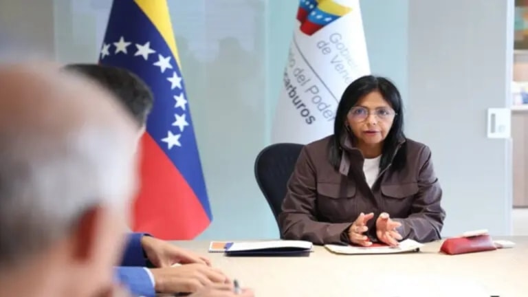 La Vicepresidenta Ejecutiva de Venezuela, Delcy Rodríguez. (Foto: VTV)