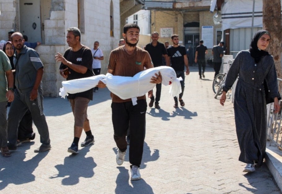 La mayoría de las víctimas de la más cruel agresión israelí de la historia son mujeres y niños. (Foto: AFP) 