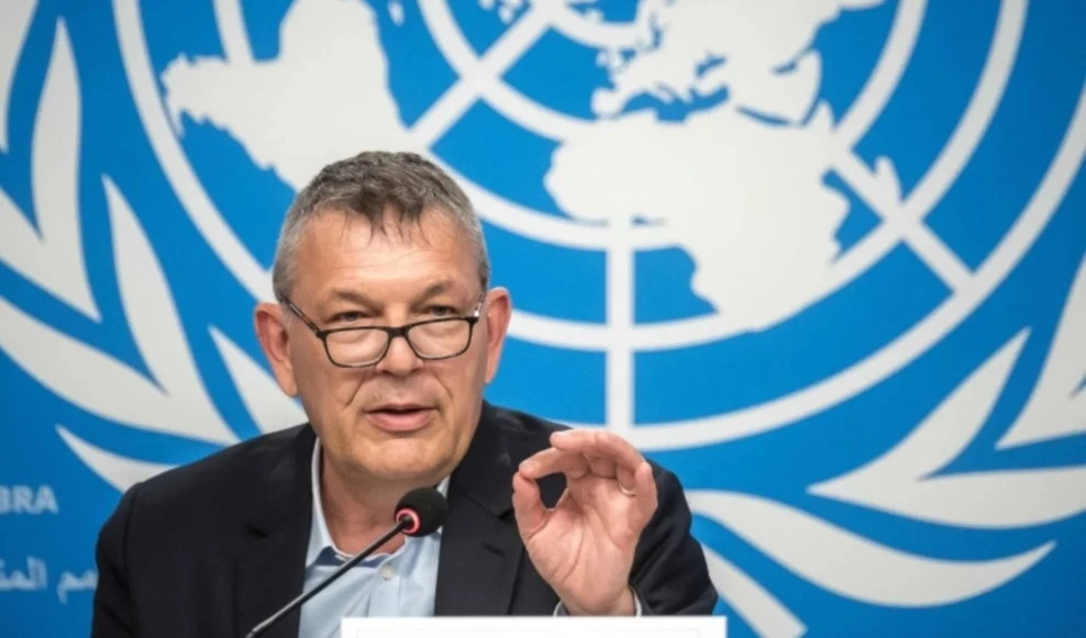 El comisionado general de la Agencia de Naciones Unidas para los Refugiados de Palestina, Philippe Lazzarini.