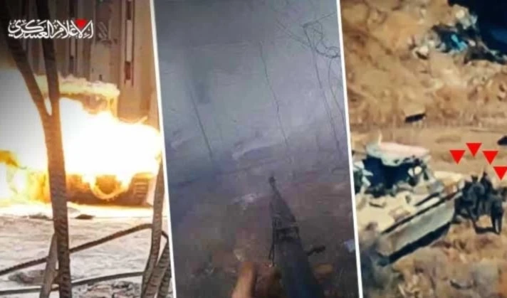Las Brigadas Al-Qasam documentaron en fotos sus acciones contra las tropas israelíes en Gaza.