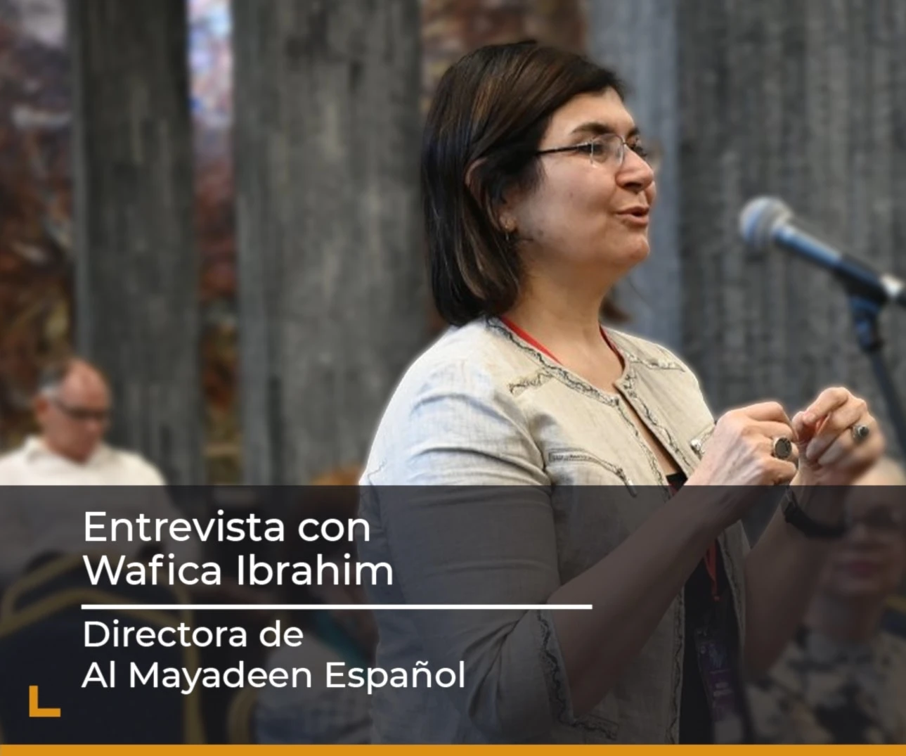 Wafica Ibrahim: "La ocupación silencia la voz de la verdad atacando a los periodistas en Gaza y Líbano" Wafica Ibrahim: "La ocupación silencia la voz de la verdad atacando a los periodistas en Gaza y Líbano"