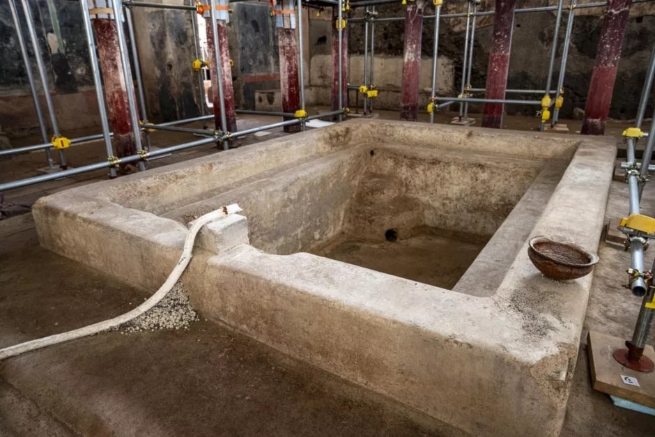 Encuentran una de las termas privadas más grandes de Pompeya. Foto: Parque Arqueológico de Pompeya. 