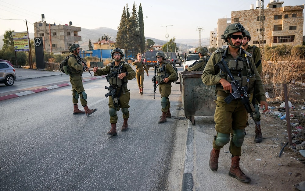 Despliegue de militares israelíes tras el incidente en Tubas, Cisjordania.