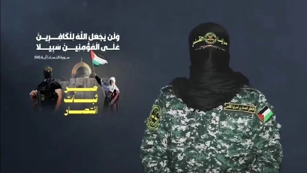 El portavoz militar de las Brigadas Al-Quds, Abu Hamza. 