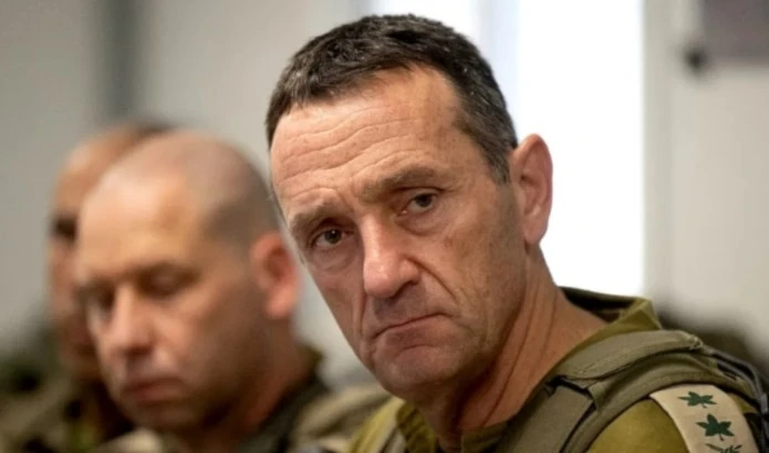 El jefe del Estado Mayor del ejército de ocupación israelí, Herzi Halevi.