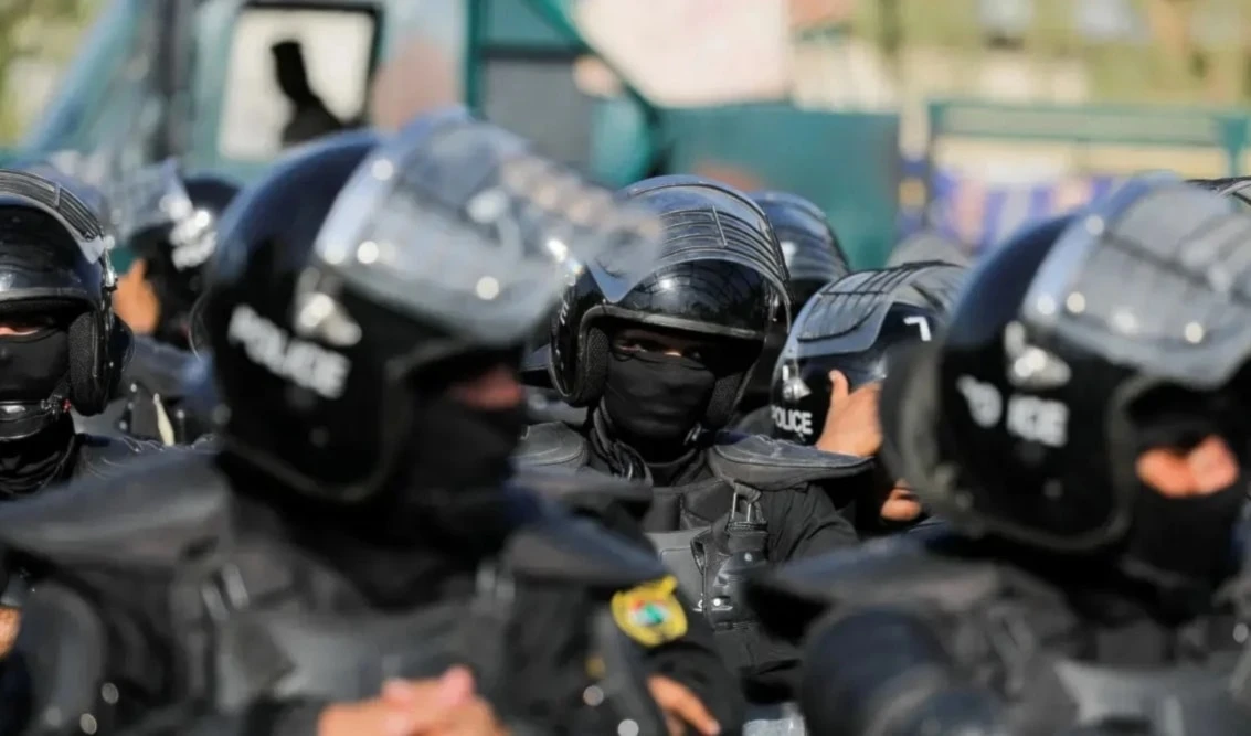 Miembros de las fuerzas de seguridad iraquíes.