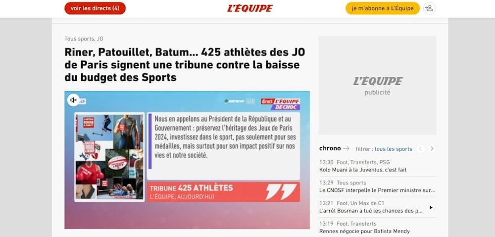 Estrella Riner encabeza reclamos de deportistas de Francia.