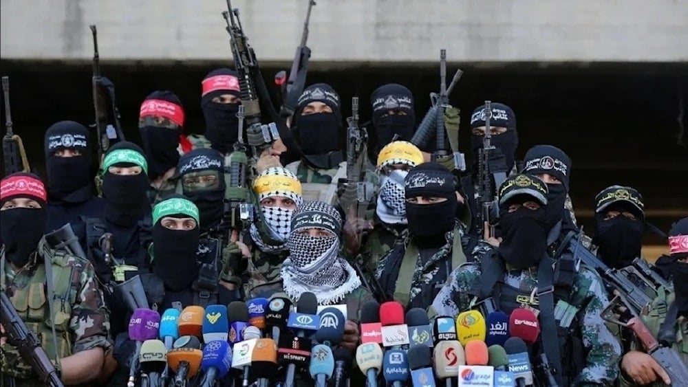 Miembros de las facciones armadas palestinas en Gaza.