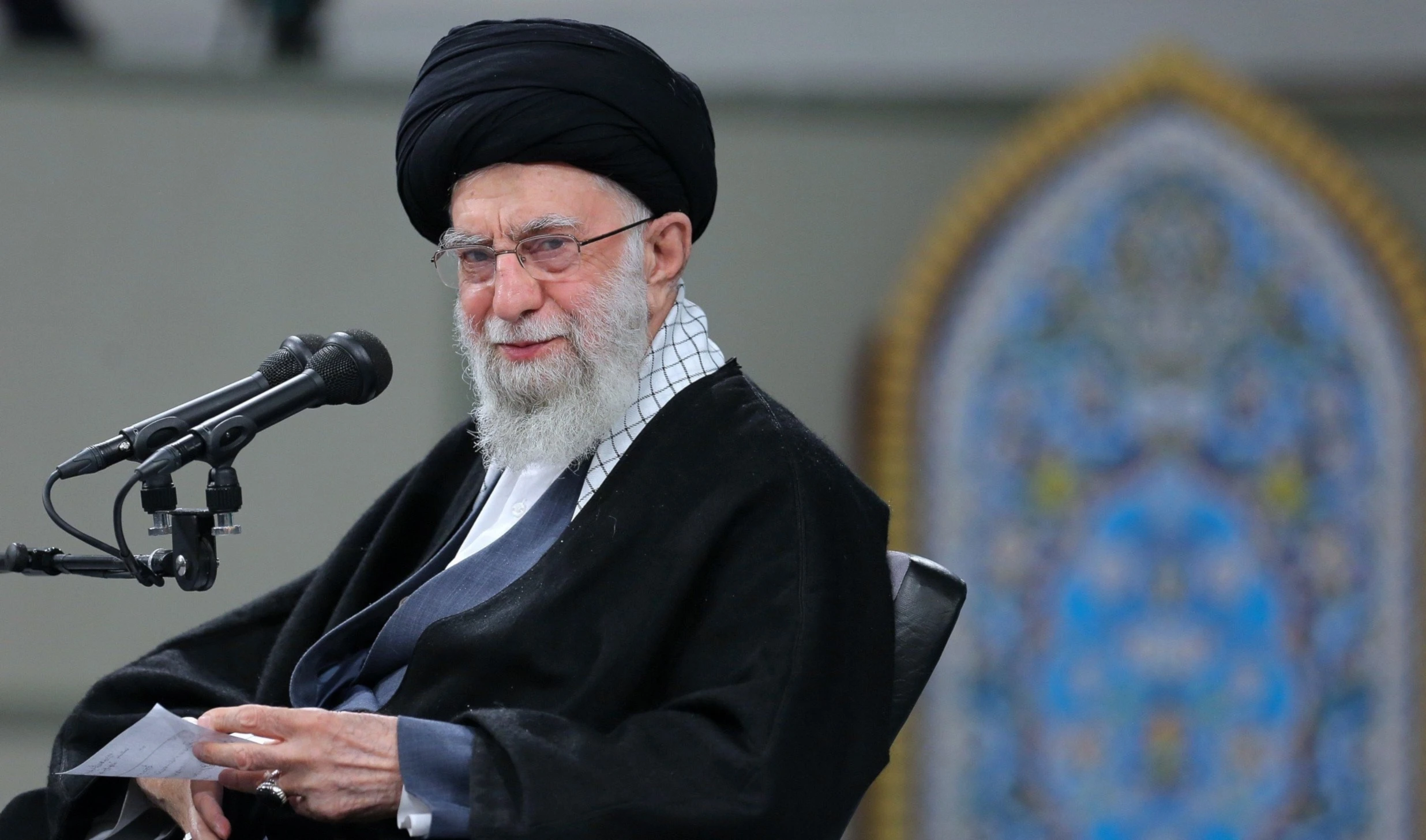El líder de la Revolución Islámica y la República de Irán, Sayyed Ali Khamenei.