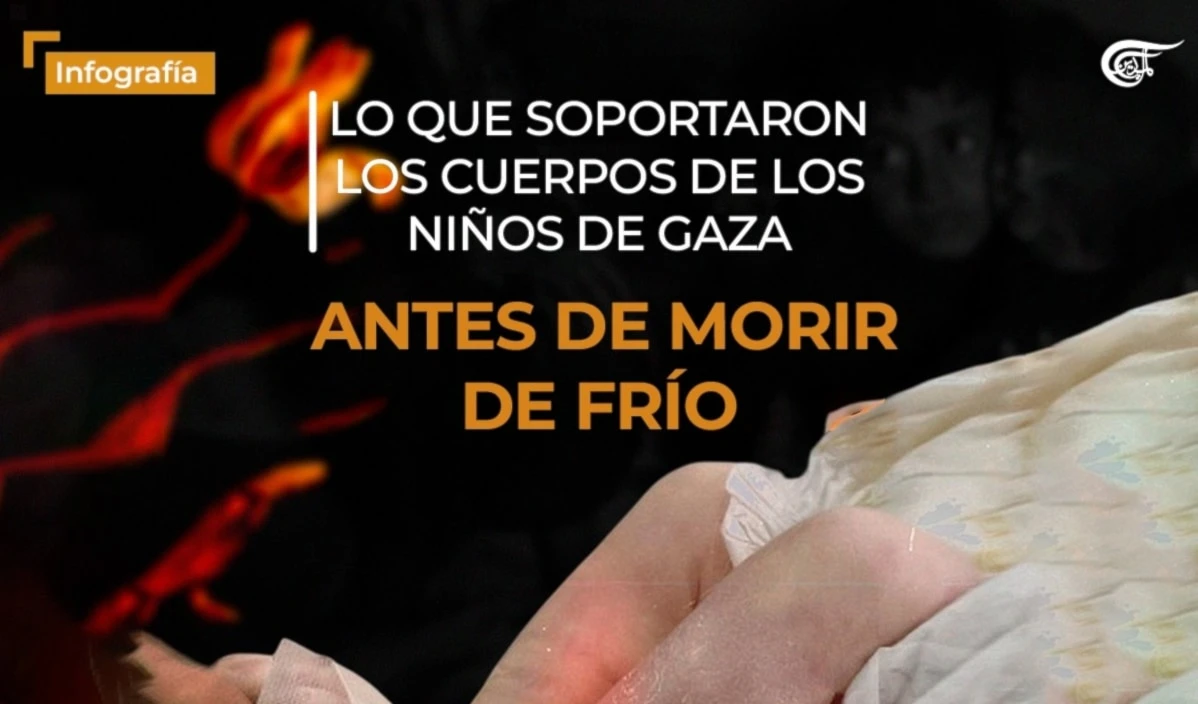 Lo que soportan los cuerpos de los niños en Gaza antes de morir de frío