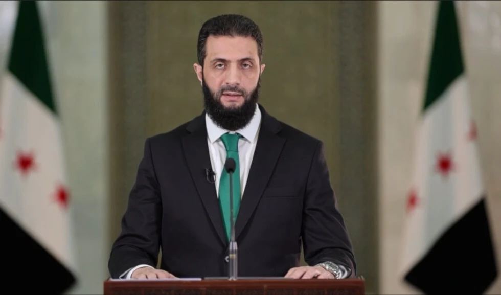 Ahmed Al-Sharaa: "Esta es una etapa de transición y parte de un proceso político que requiere la participación de los sirios". 30 de enero de 2025  (Foto: Agencias)