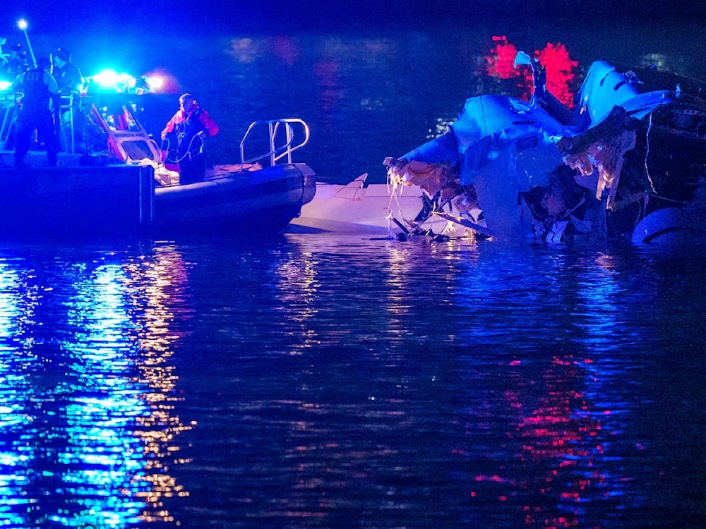 Restos de los aparatos siniestrados caidos al río Potomac. (Foto: Getty Images) 