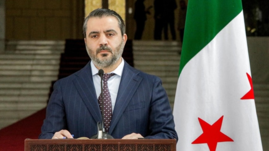 El ministro de Asuntos Exteriores de Siria, Asaad Al-Shaibani.