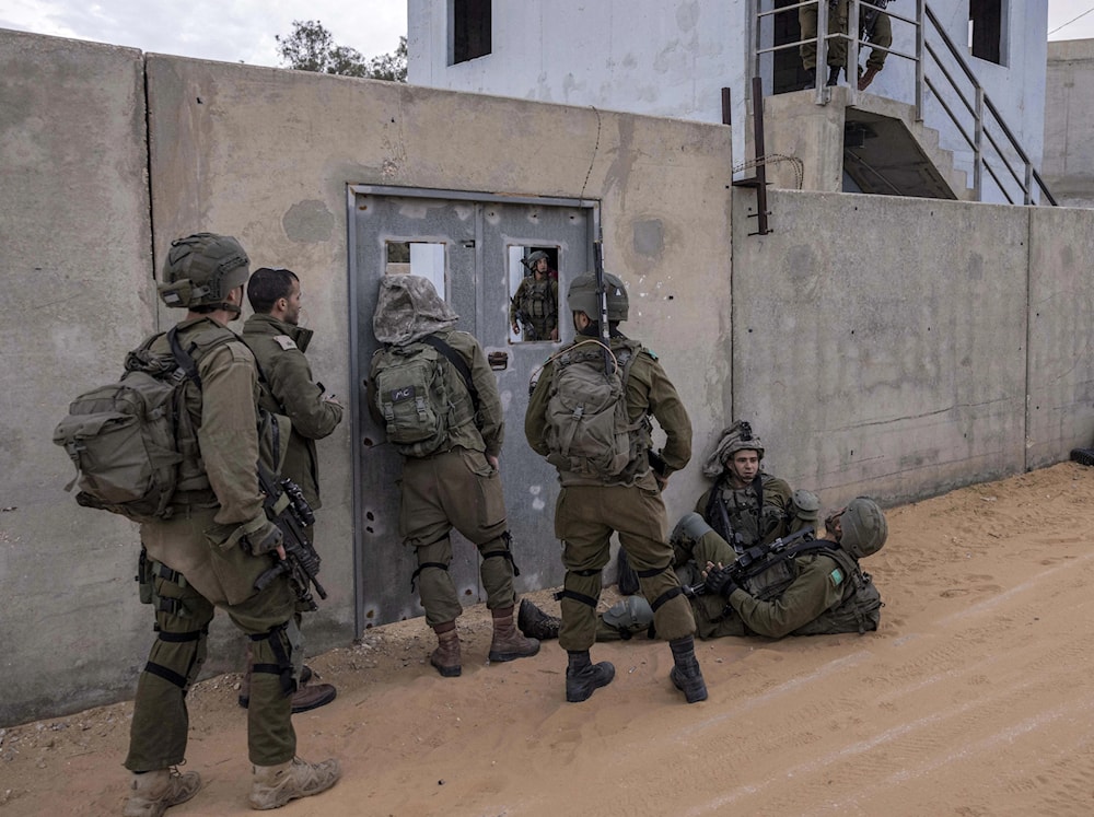 Soldados en una base militar israelí.