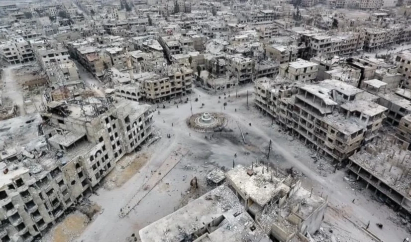 Rusia podría colaborar en la reconstrucción de Siria.