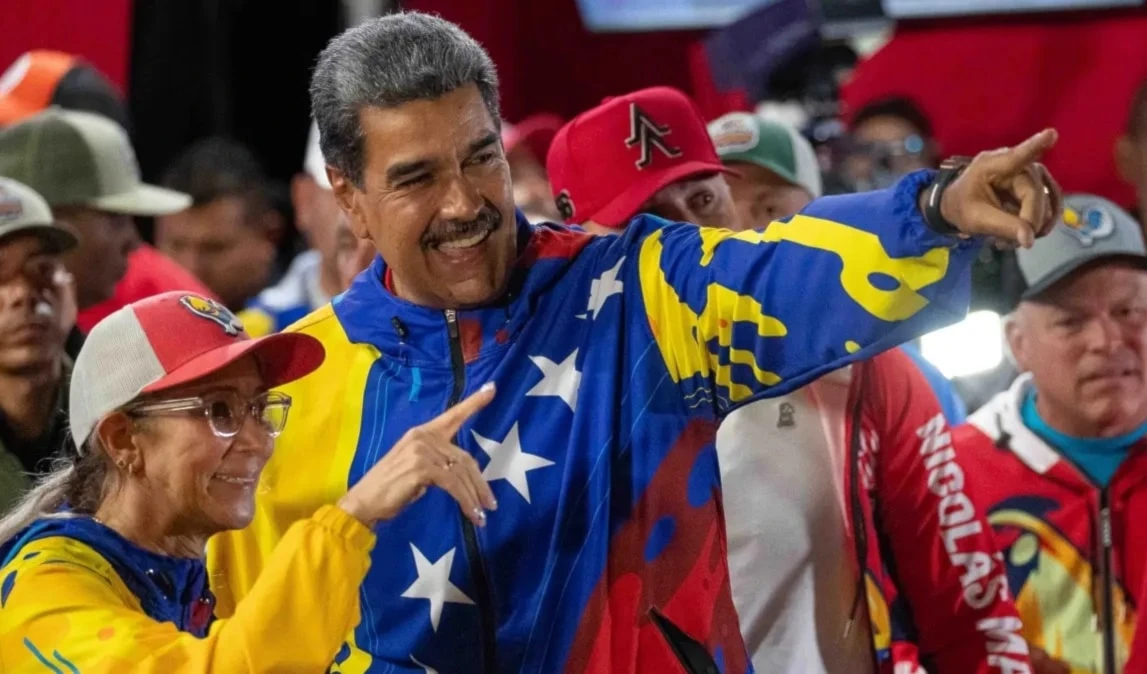 El presidente de Venezuela, Nicolás Maduro, y su esposa Cilia Flores.