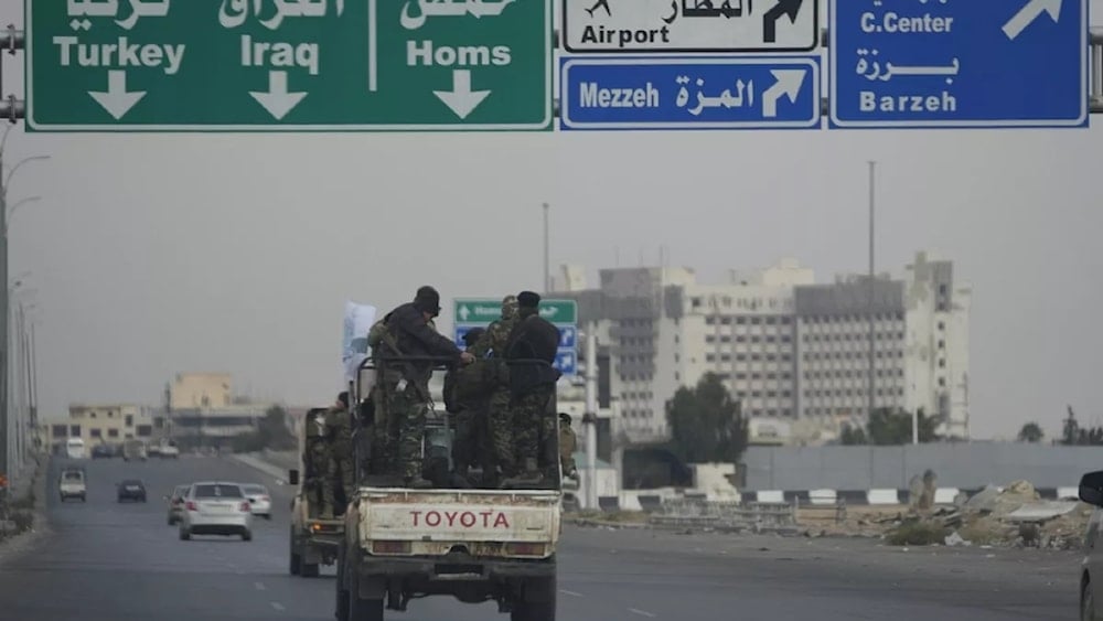 Carretera en dirección a Homs.