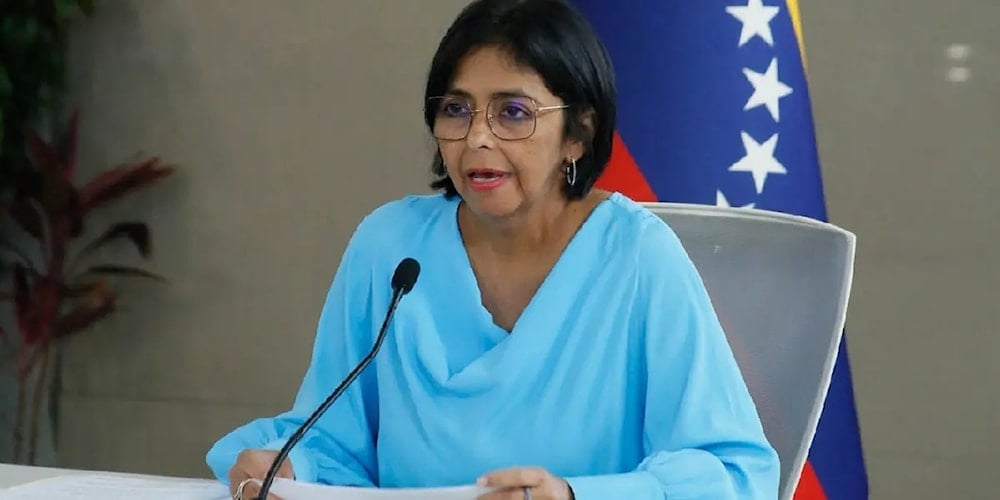 La vicepresidenta de Venezuela, Delcy Rodríguez.