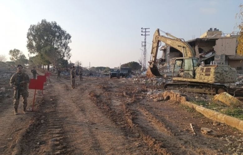 Ejército de Líbano desplegado en los sectores occidental y central del sur del país.