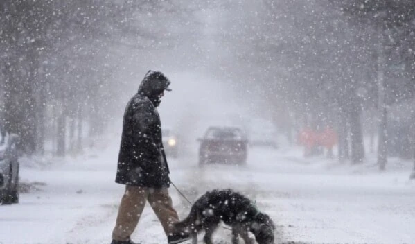 Cinco muertos por tormenta invernal en Estados Unidos. foto: AP.